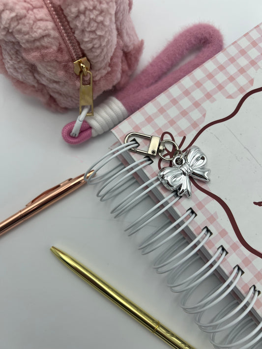 Chunky Silver Bow Charm