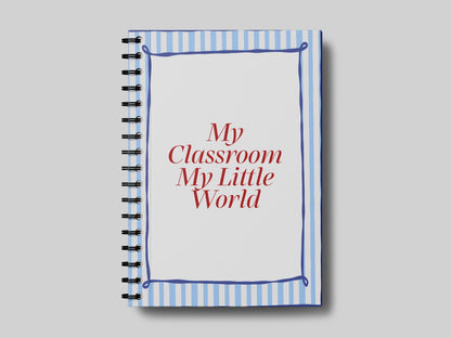 My Classroom My World Blue - Teacher Planner