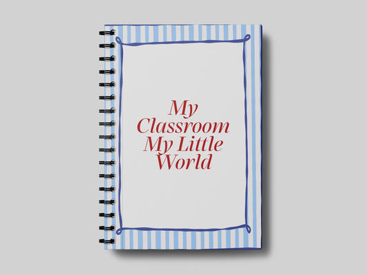 My Classroom My World Blue - Teacher Planner