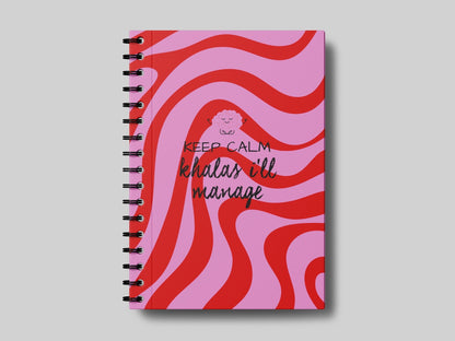 Keep Calm I'll Manage -Teacher Planner