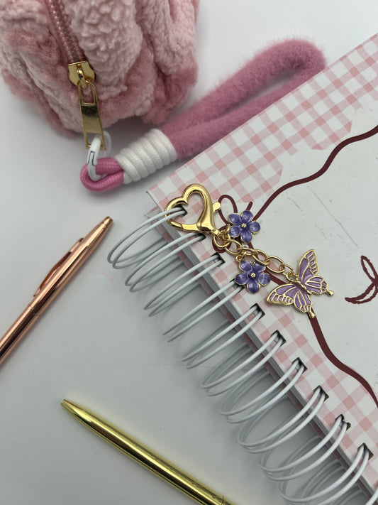 Flutter & Flower Charm