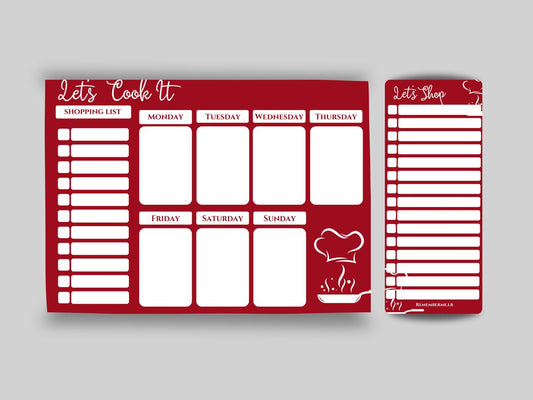 Simple Meal Organizer & Shopping List