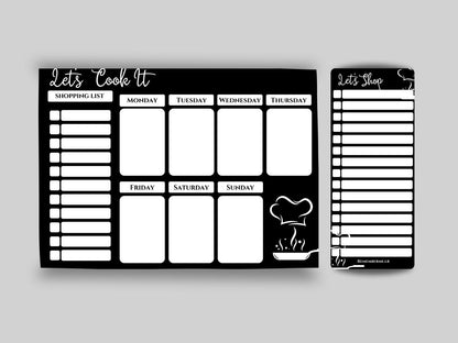 Simple Meal Organizer & Shopping List