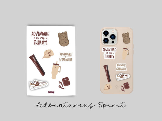 Adventurous Spirit 3D Stickers