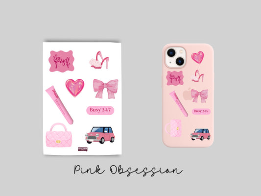 Pink Obsession 3D Stickers