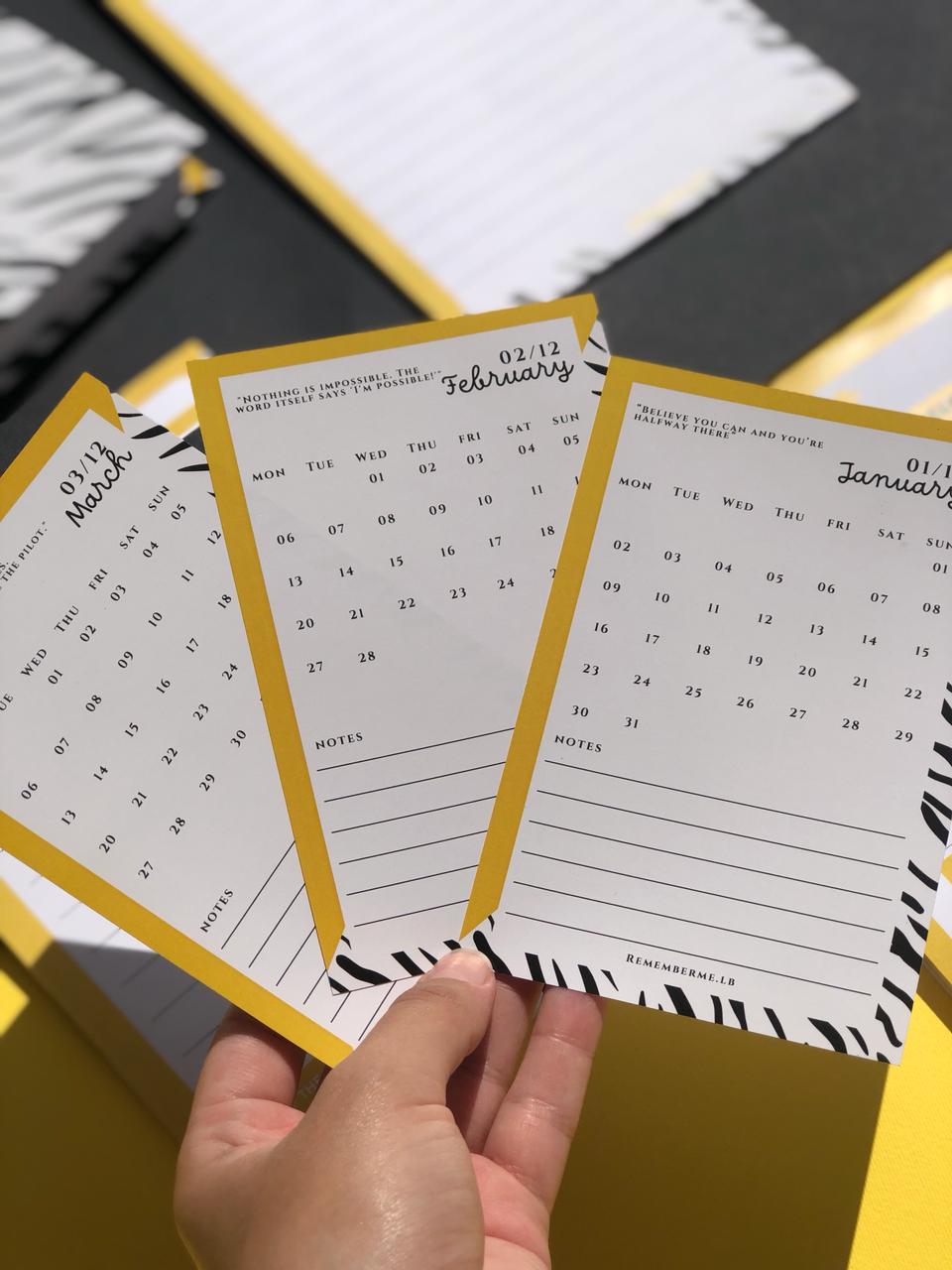 Mini Desk Calendars