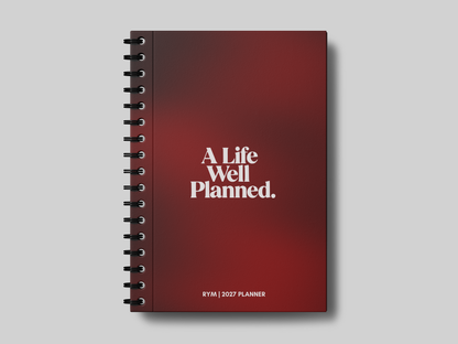 A Life Well Planned - Planner | Agenda
