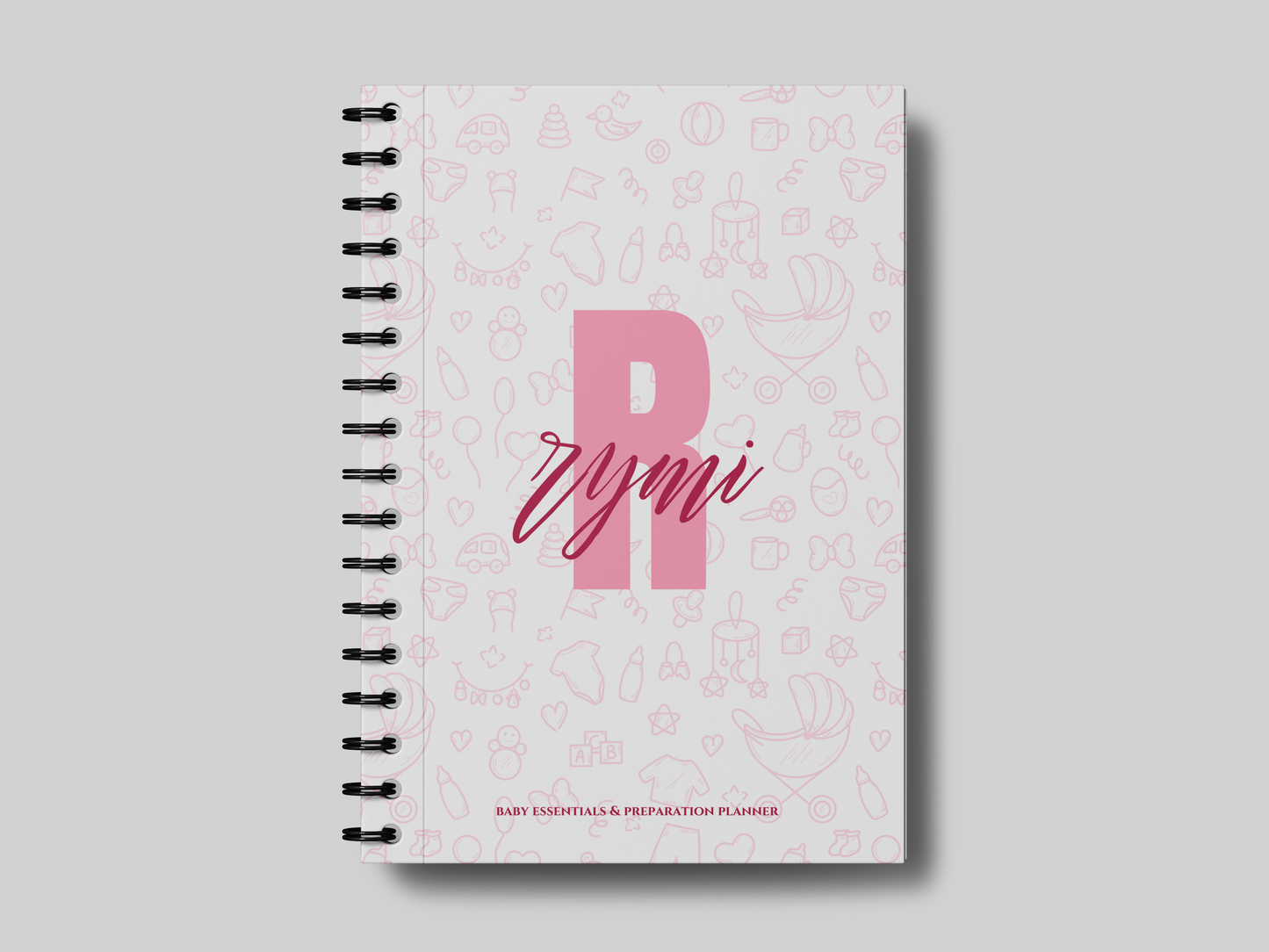 Baby Initials Pregnancy Planner