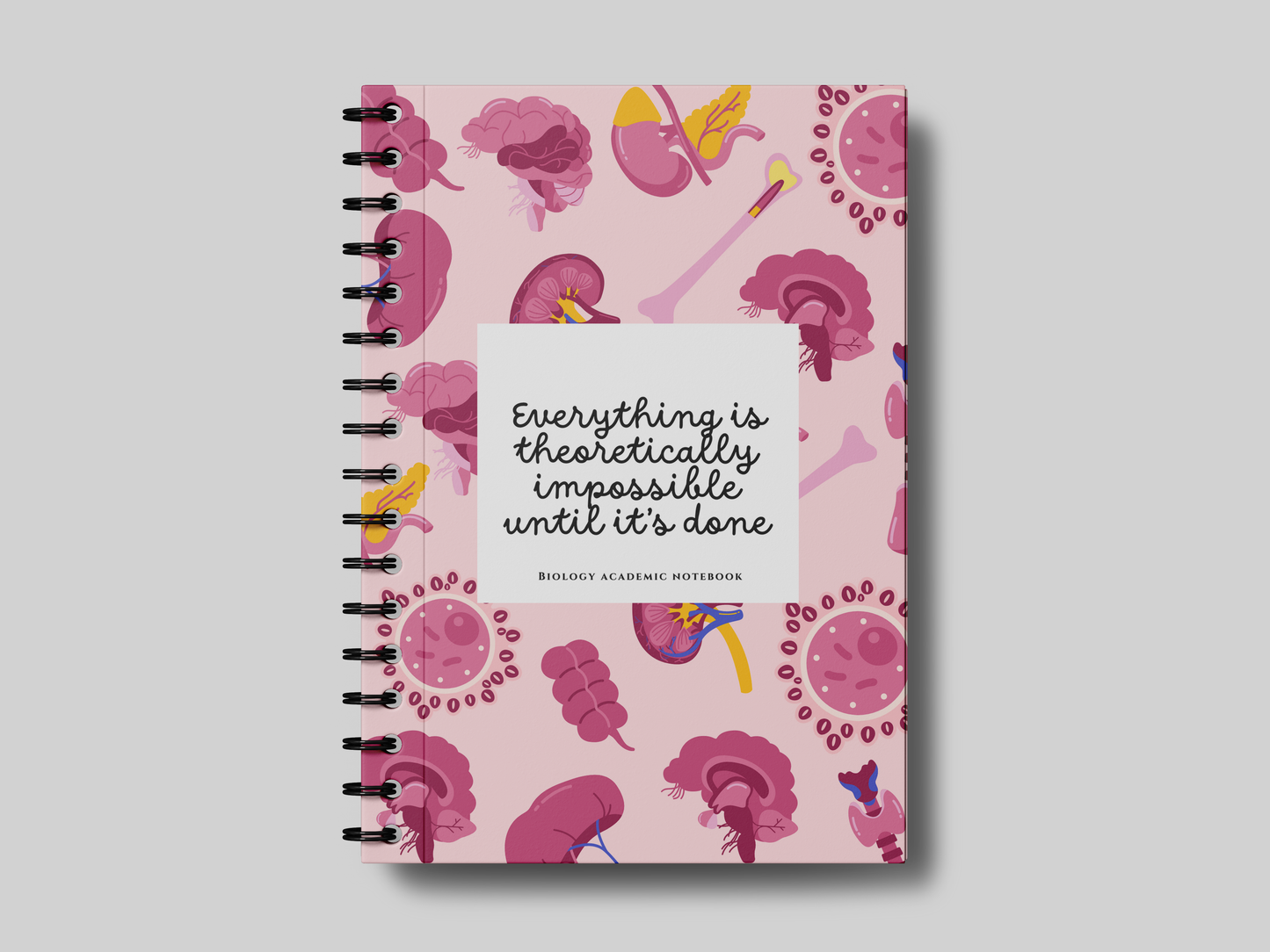 Impossible Biology School Notebook