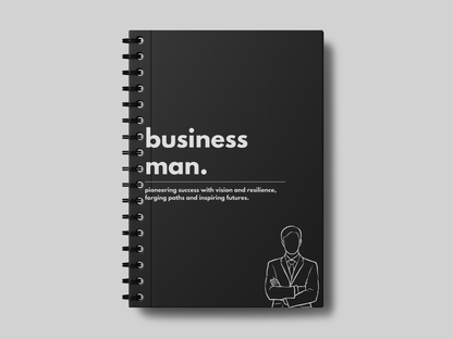 Minimal Business Man University Planner