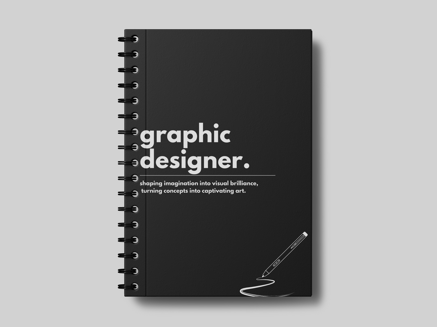 Minimal Graphic Designer University Planner