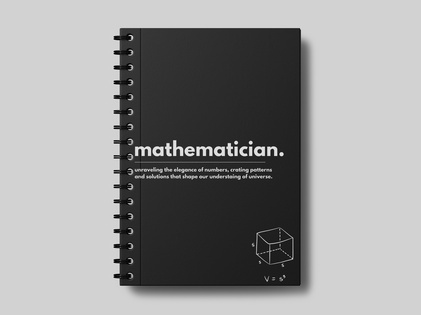 Minimal Math University Planner