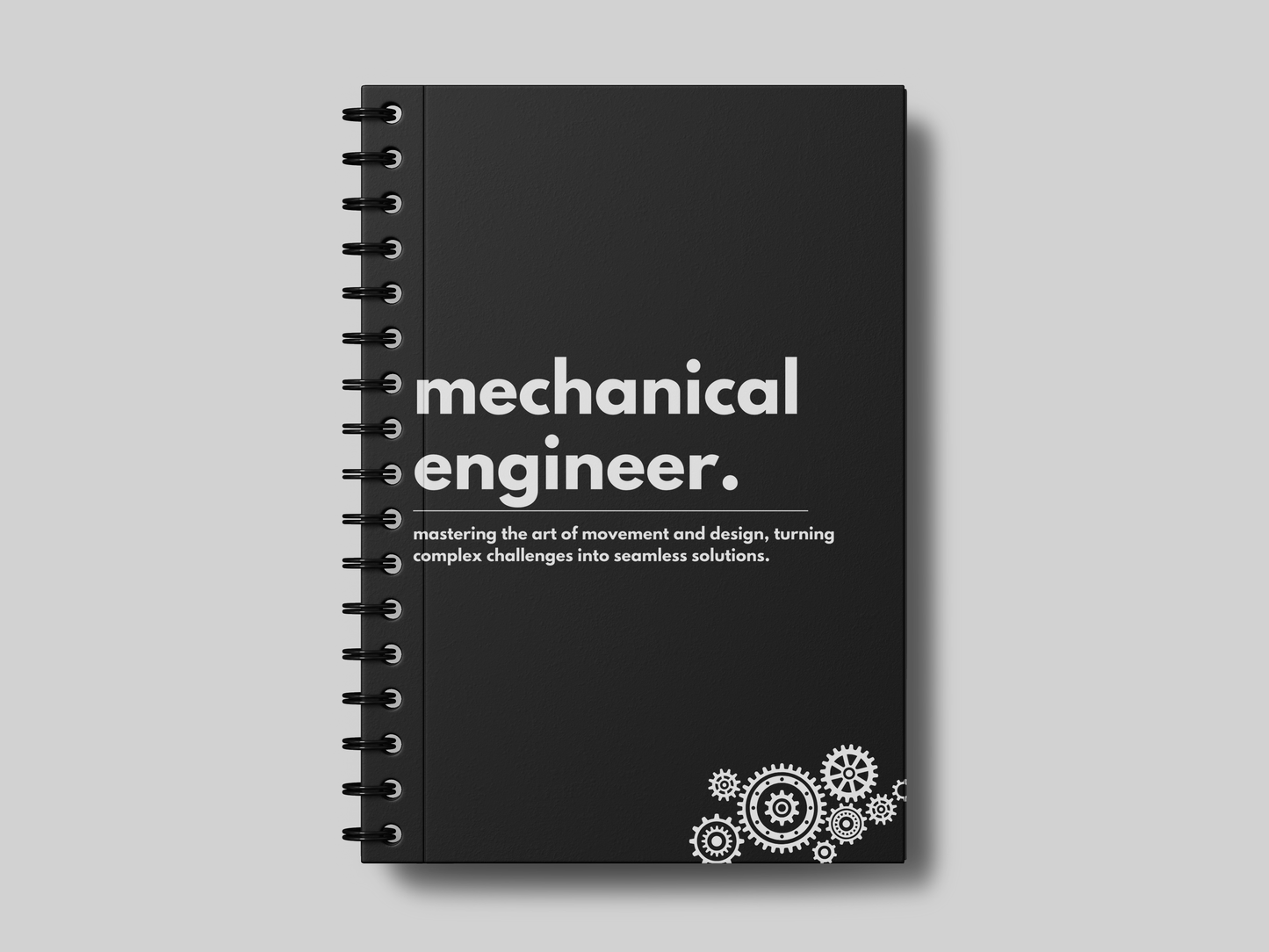 Minimal Mechanical Engineer University Planner