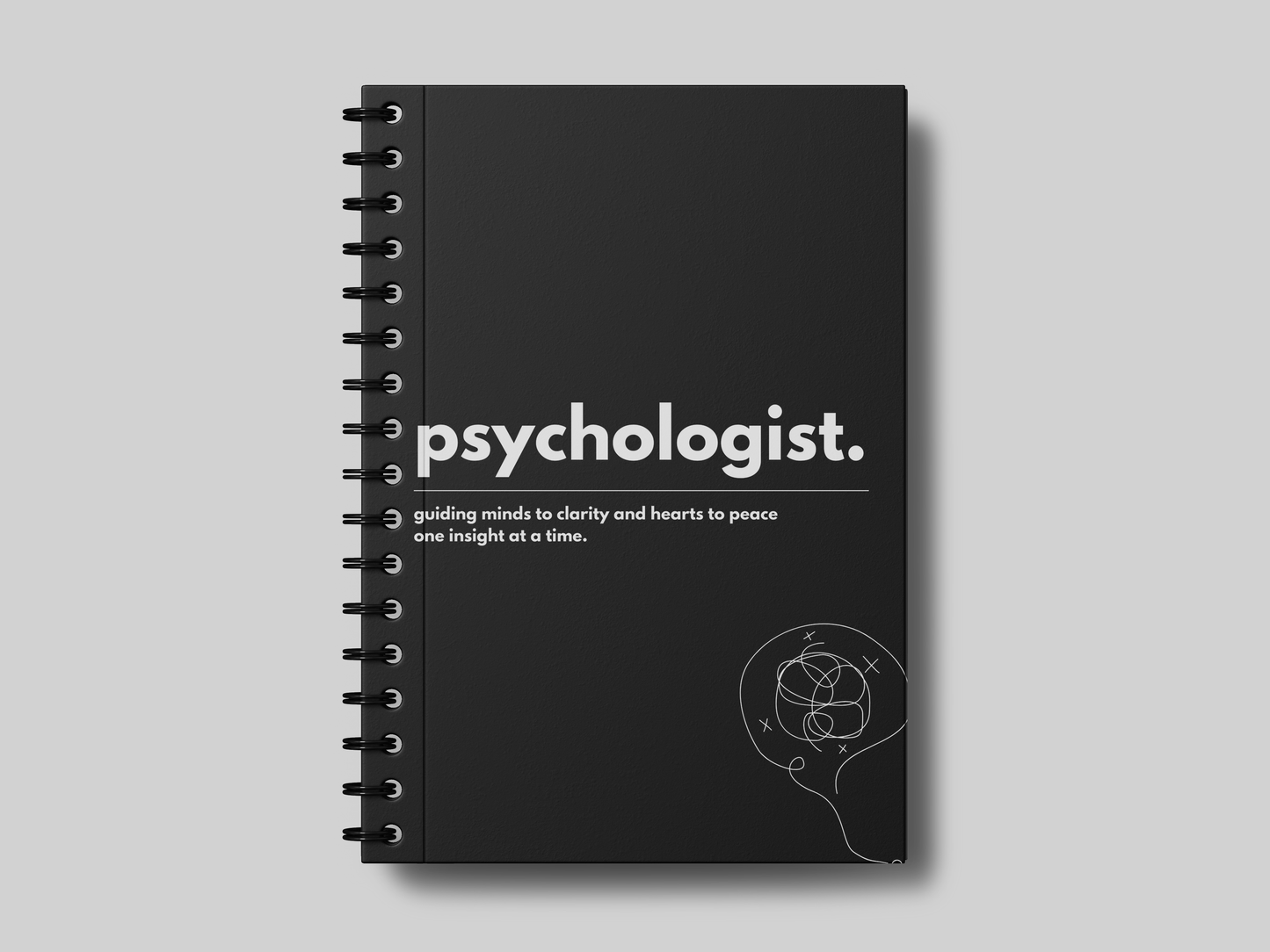 Minimal Psychologist University Planner