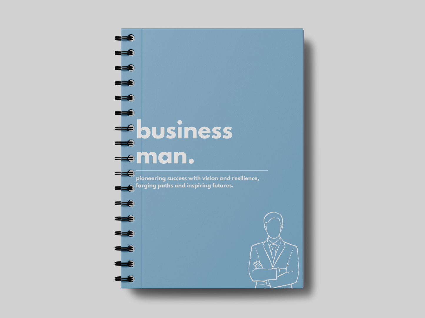 Minimal Business Man University Planner