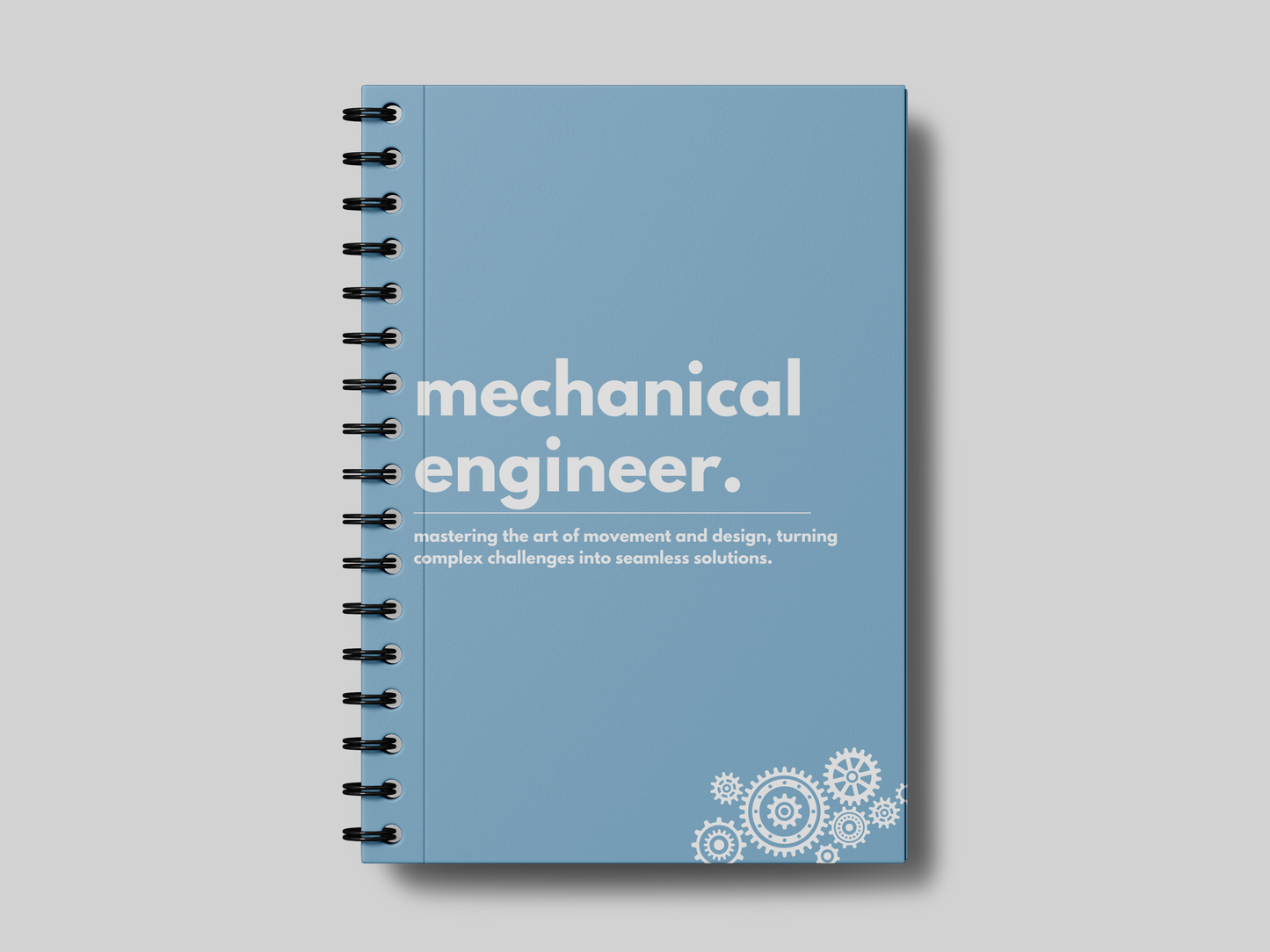 Minimal Mechanical Engineer University Planner