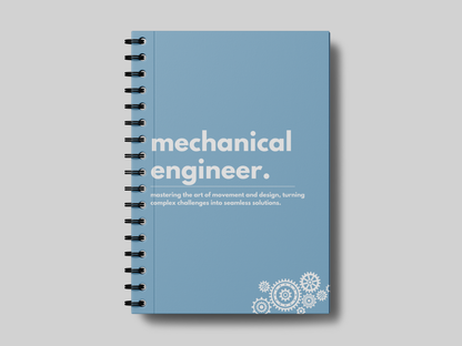 Minimal Mechanical Engineer University Planner