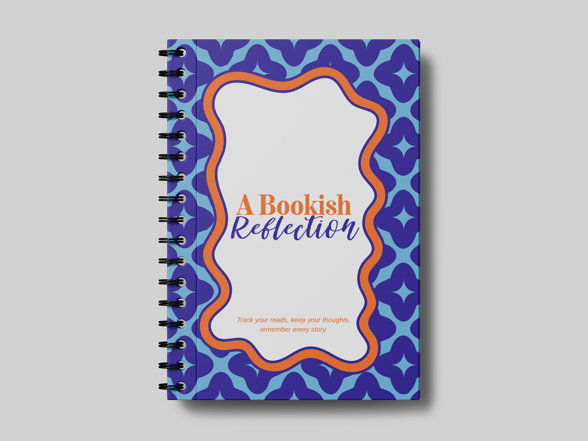 A Bookish Reflection Blue - Reading Review Journal