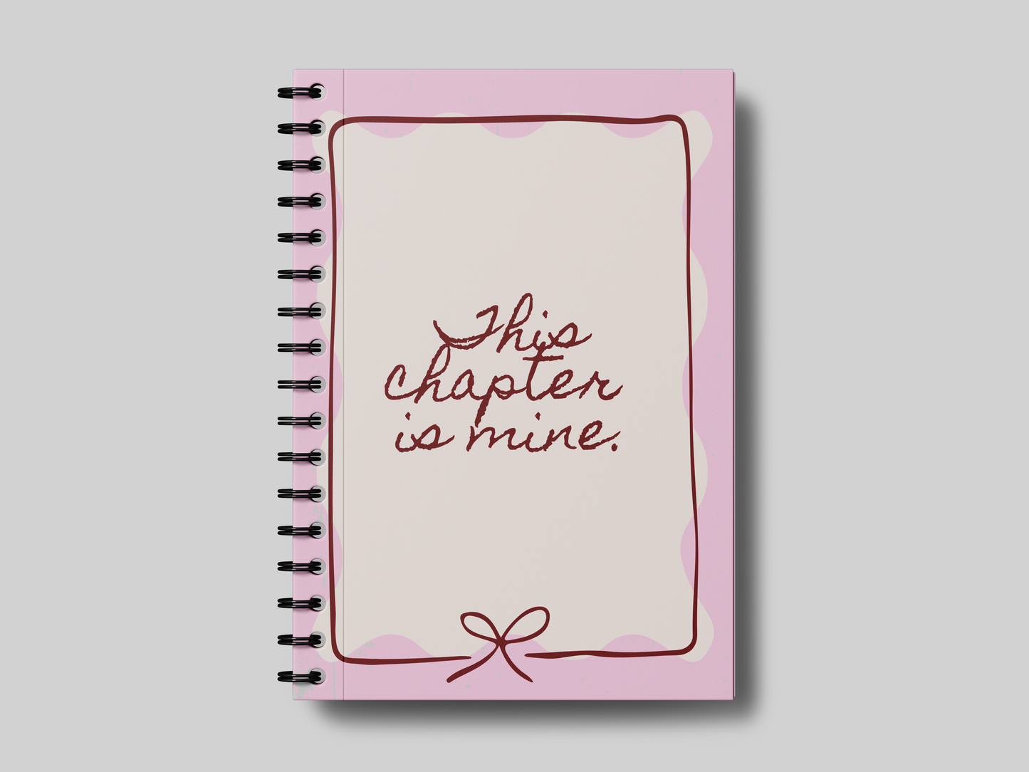 This Chapter is Mine Girly Bow Border