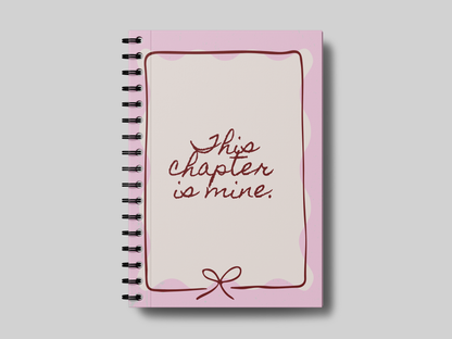 This Chapter is Mine Girly Bow Border