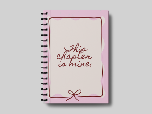 This Chapter is Mine Girly Bow Border