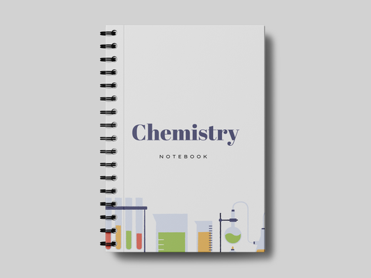 Colorful Chemistry School Notebook