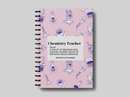 Chemistry Definition Teacher Planner