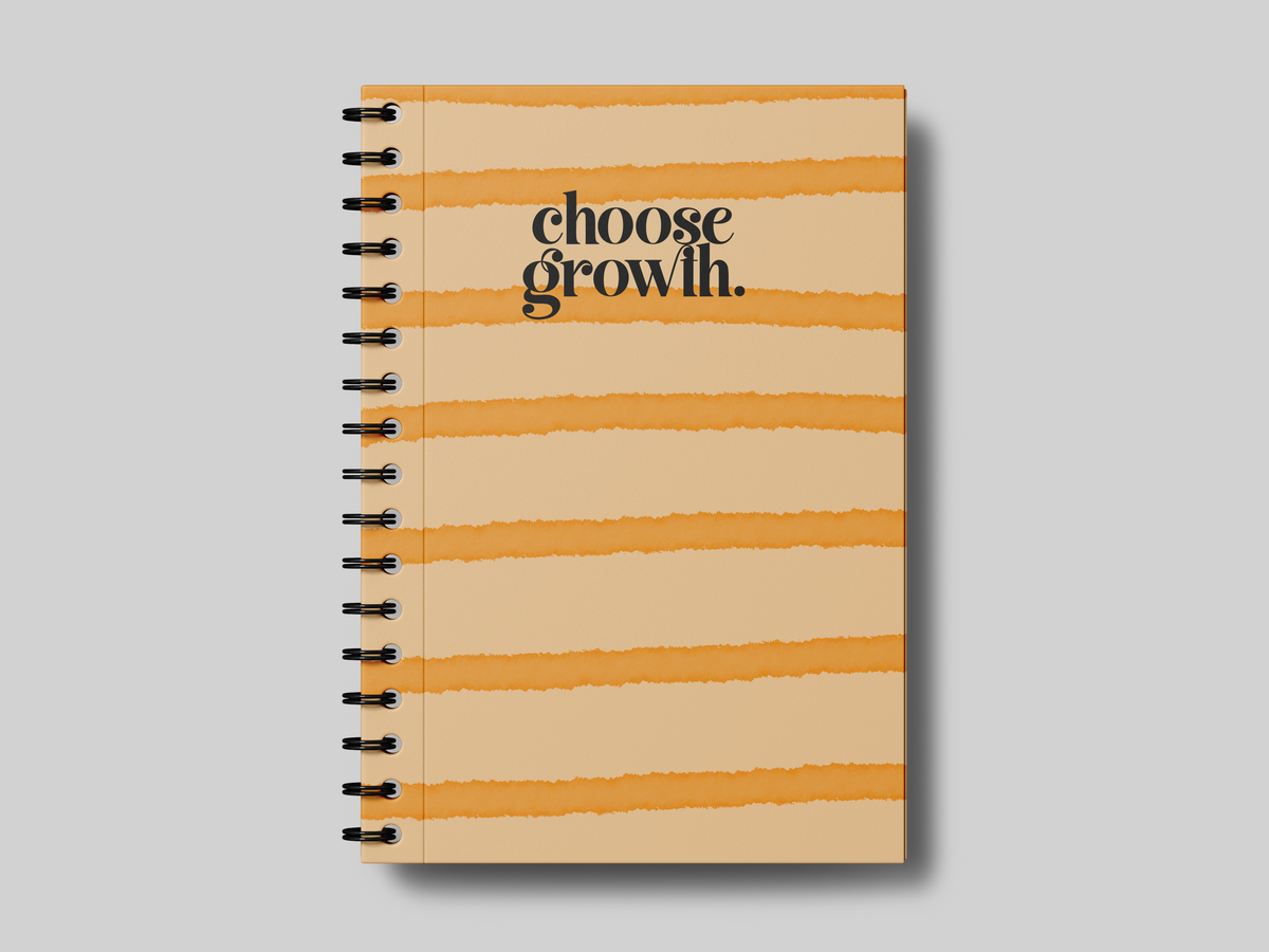 Choose Growth Yellow Stripes  - Planner | Agenda
