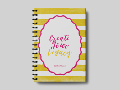 Create your Legacy- Planner | Agenda