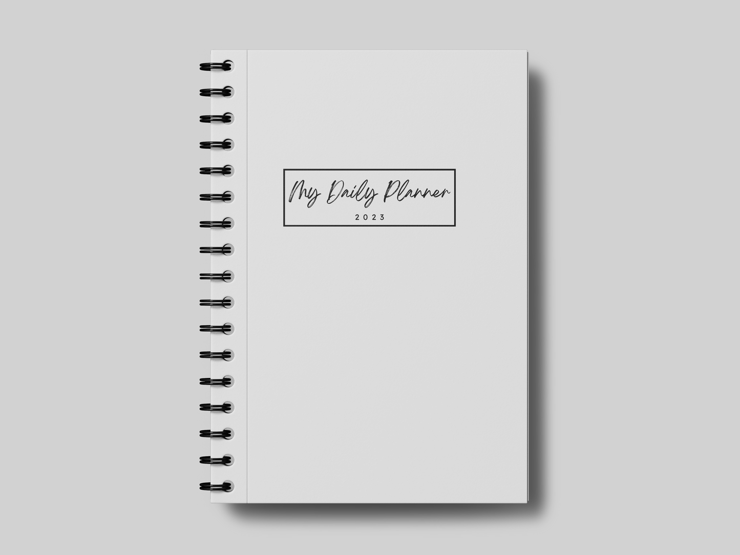 Minimal Daily-Weekly Planner