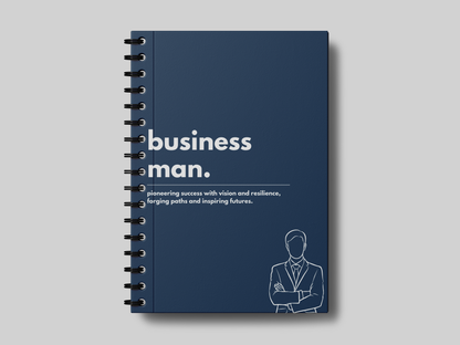 Minimal Business Man University Planner