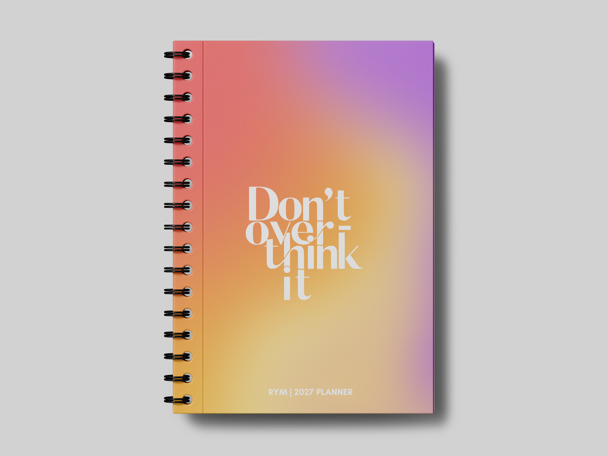 Don't Overthink It  - Planner | Agenda
