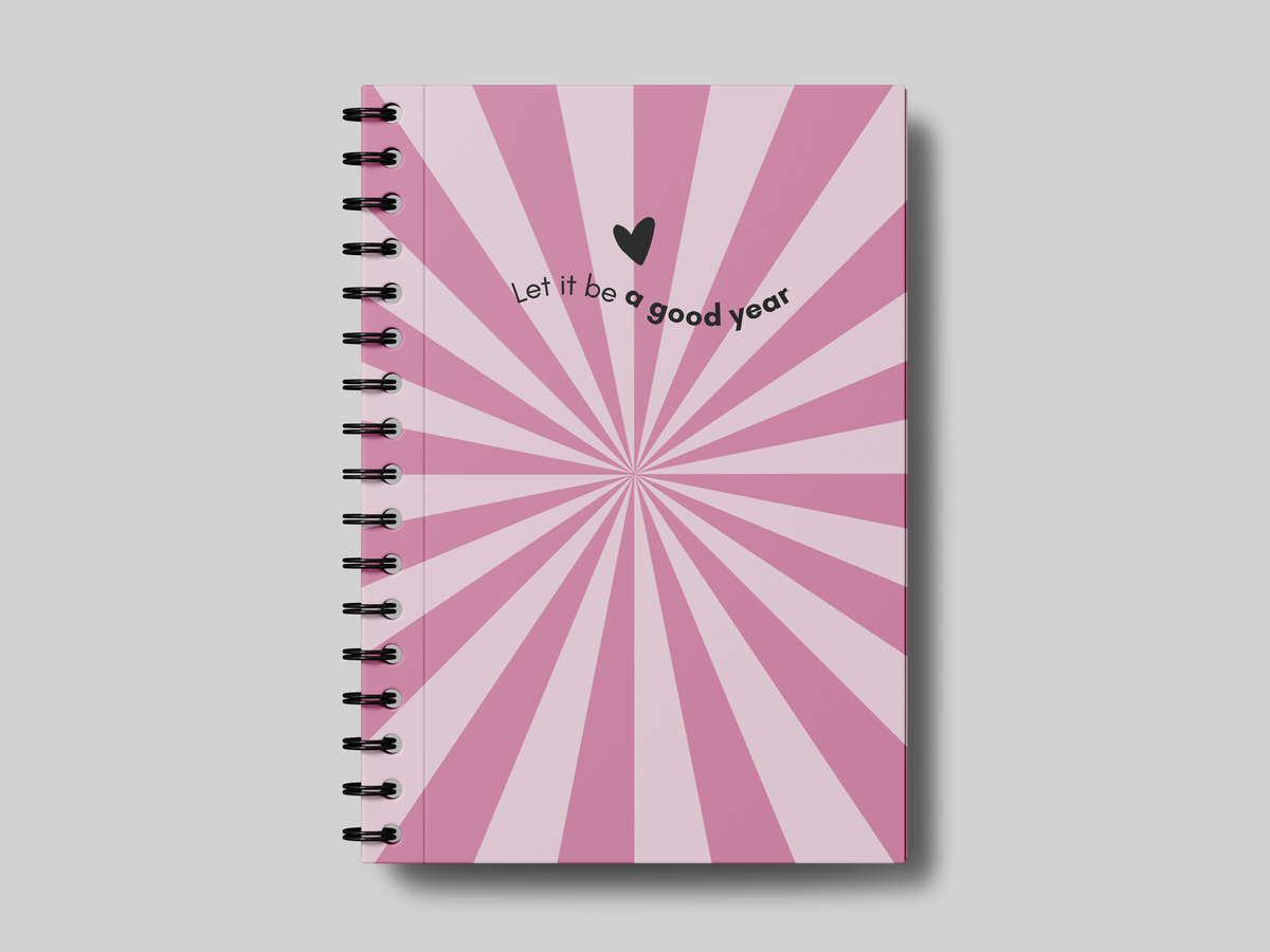 A Good Year Pink Burst - Planner | Agenda