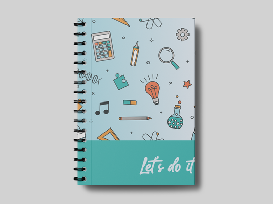 Blue Let's do it School Agenda