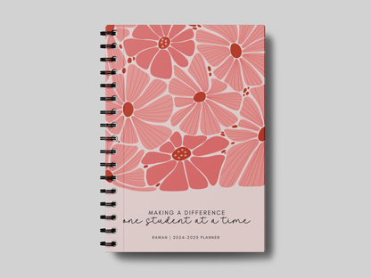 Making Difference Pink Teacher Planner