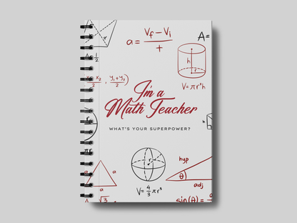 Math Equations Teacher Planner