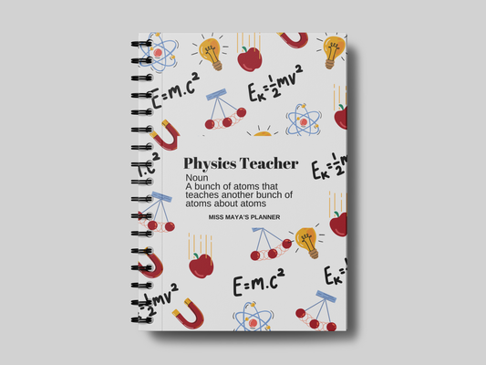 Physics Definition Teacher Planner