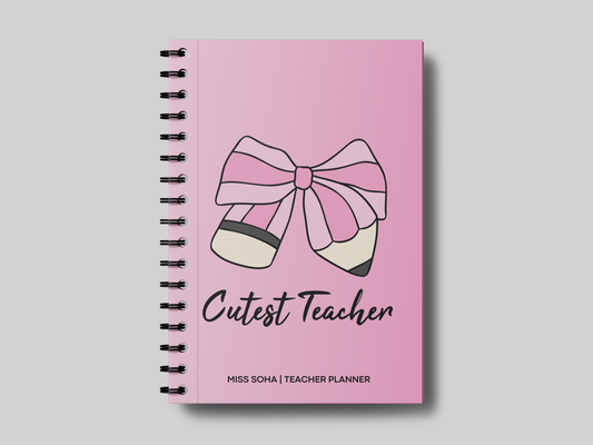 Cutest Teacher Teacher Planner