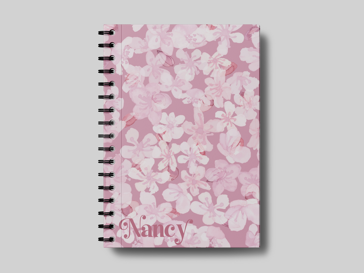 Soft Flowery Pattern 1 + Name - Planner | Agenda