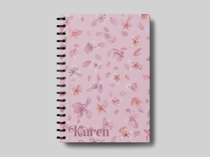 Soft Flowery Pattern 2 + Name - Planner | Agenda