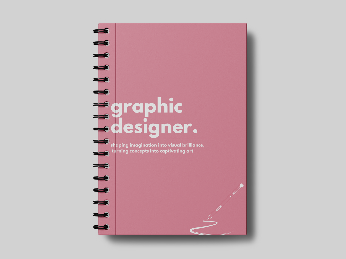 Minimal Graphic Designer University Planner