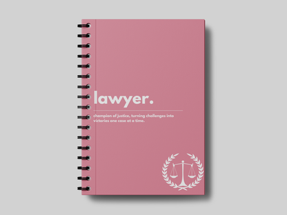 Minimal Lawyer University Planner