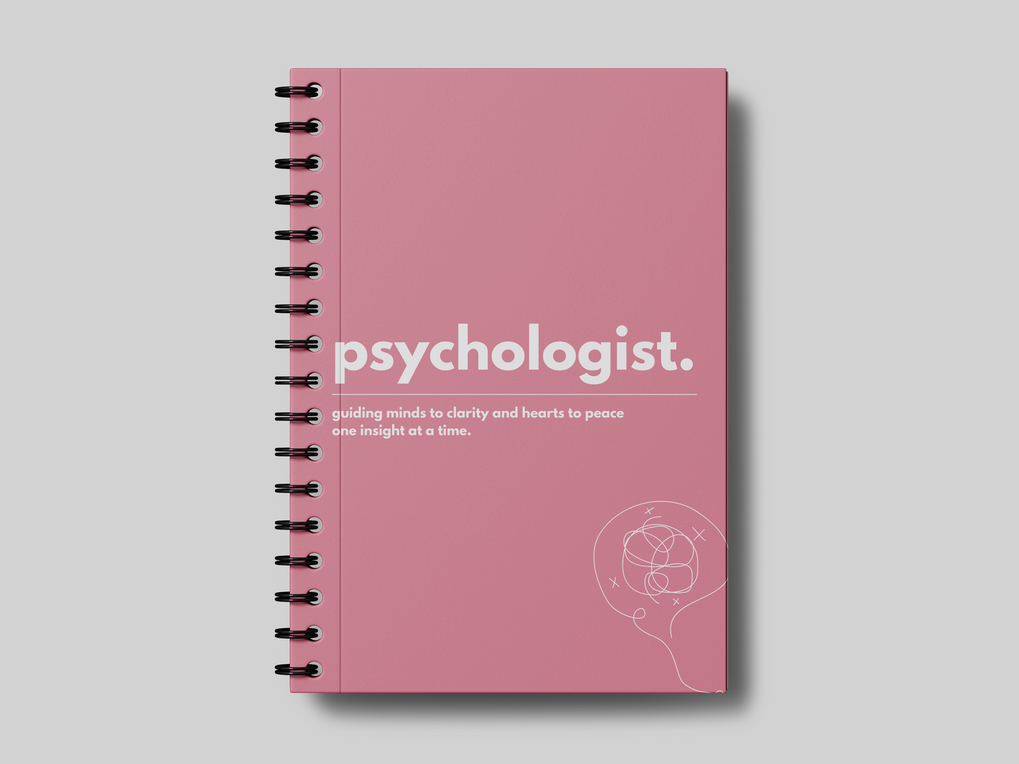 Minimal Psychologist University Planner