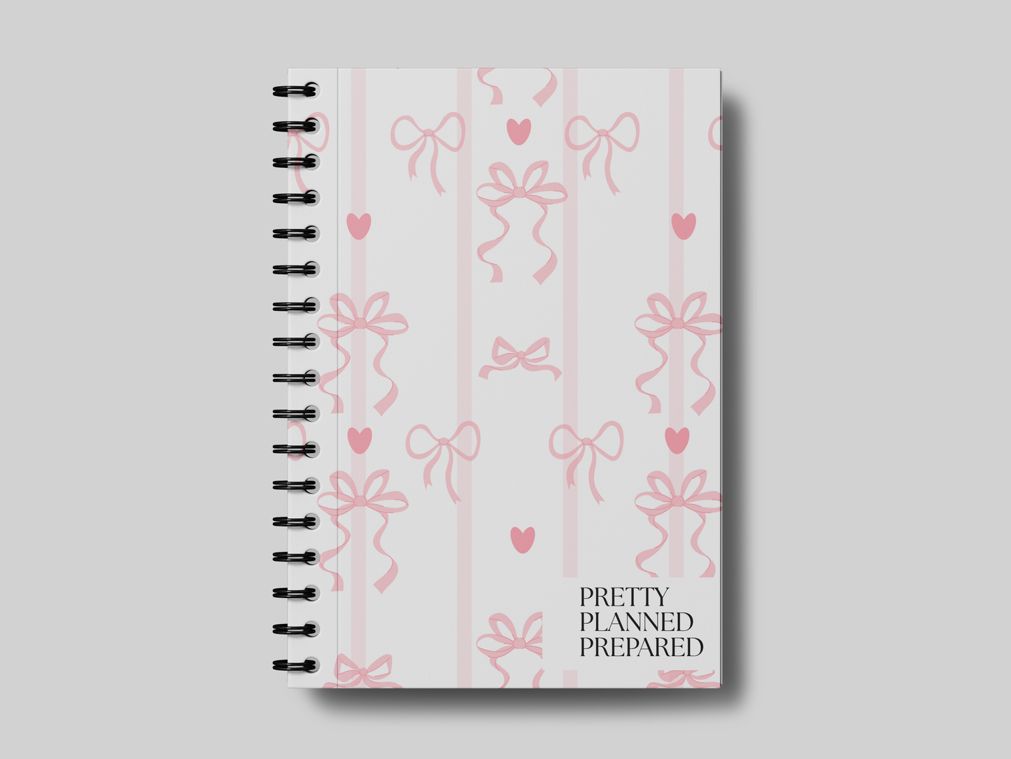 Pretty Planned Prepared Bow Pattern