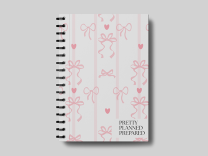 Pretty Planned Prepared Bow Pattern