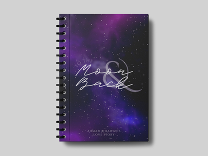 Moon & Back Scrapbook "Purple Galaxy"