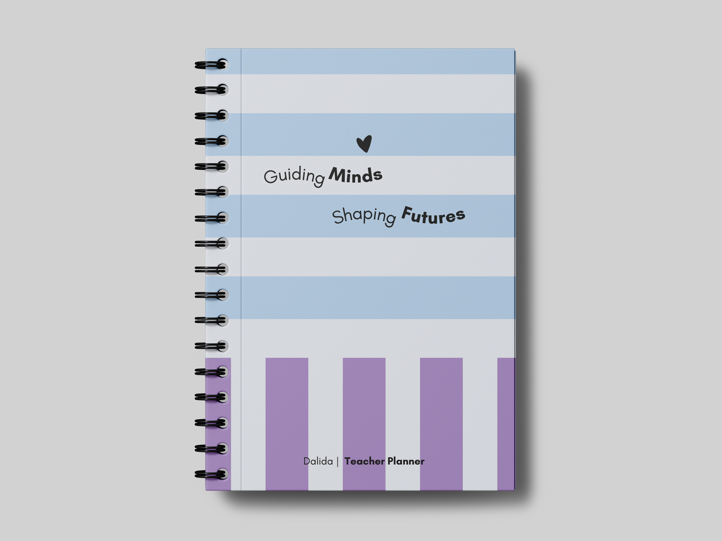 Shaping Futures Lined Pattern Teacher Planner