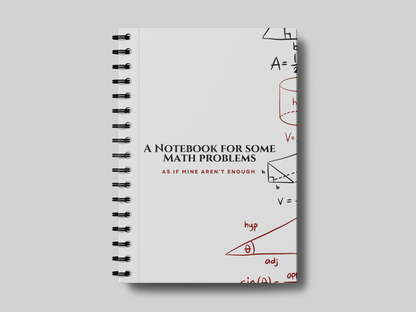 Sarcastic Math University Planner