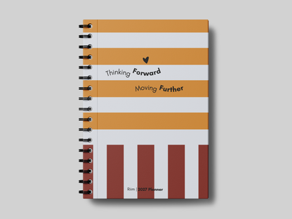 Thinking Forward Moving Further - Planner | Agenda