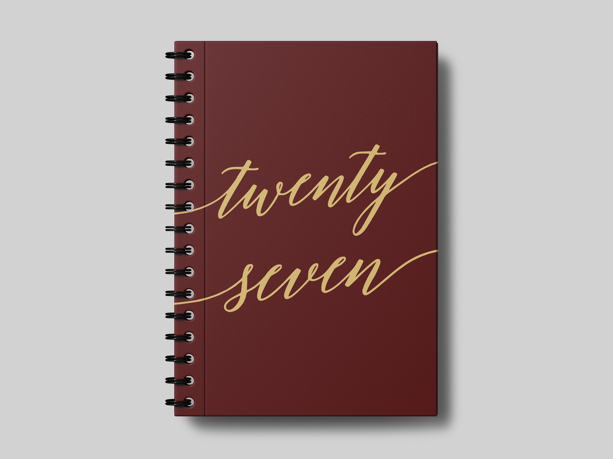 Minimal Twenty Seven Foil 2-  Planner | Agenda